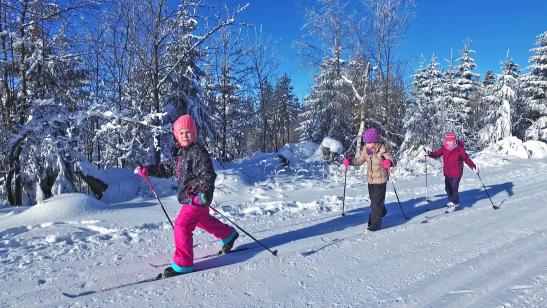 Schnee- und Langlaufskiwelt für Kinder